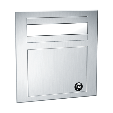 1001 ASI Counter Top Mounted Paper Towel Dispenser and Waste Receptacle