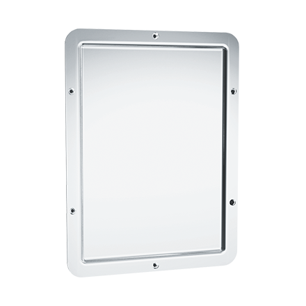 107 Asi Onepieceframedmirrorwithroundedcorners Frontmounting Securityaccessories@2x1