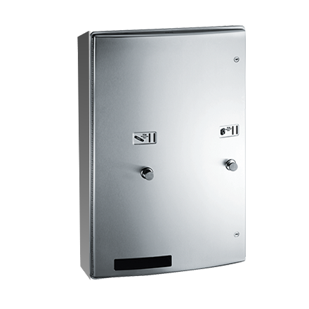 204684 9 Asi Recesseddualsanitarynapkintampondispenser@2x